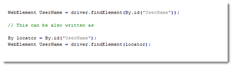 Find elements Localiser un élément dans le Selenium