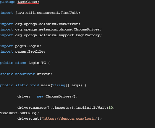 Cas de test partie 1 Selenium