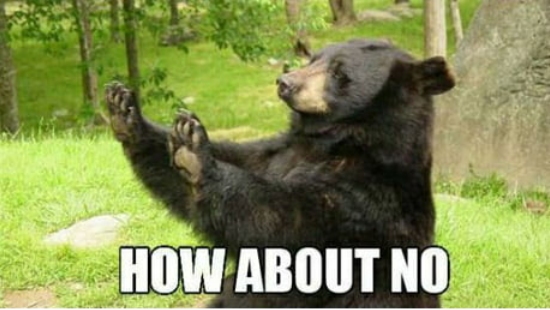 Savoir dire "non" au bon moment