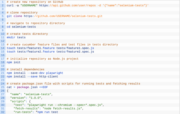 Script Bash vers flux de travail GitHub ChatGPT test logiciel 